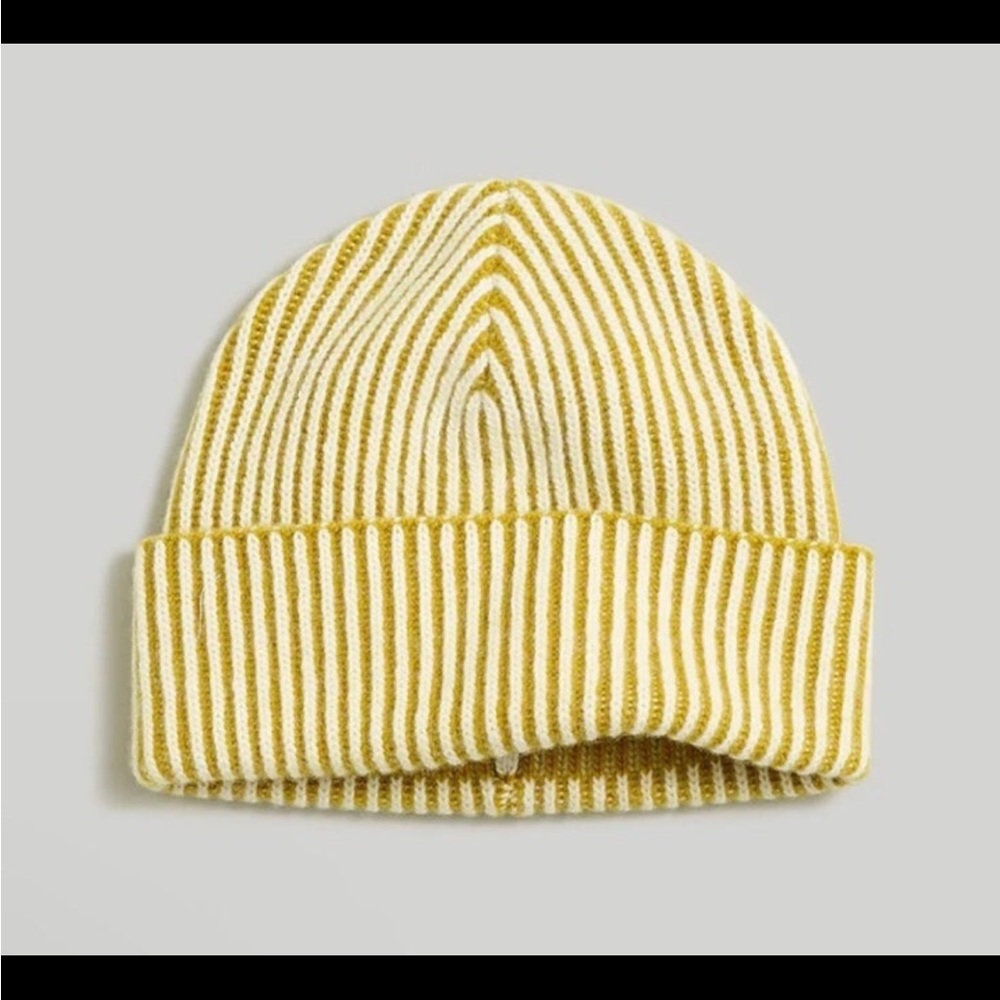 Madewell Striped Merino Wool Beanie
Golden Meadow Yellow NEW